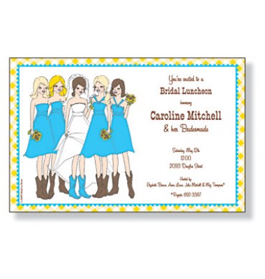Bridal Shower Invitations, Country Girls, Inviting Company